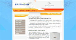 Desktop Screenshot of eriphonetelecom.com.br