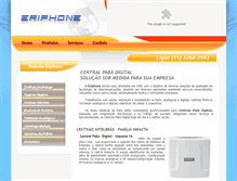 Tablet Screenshot of eriphonetelecom.com.br